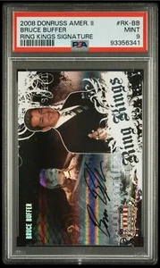 UFC 2008 Donruss Ring Kings Rookie Auto Bruce Buffer True 1st Autograph PSA 9 - Picture 1 of 2