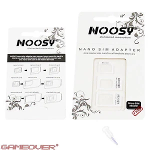 🔴 Karta SIM Adapter Uchwyt Nano Micro Standard 3w1 ✅ Smartfon Telefon komórkowy Table - Zdjęcie 1 z 1