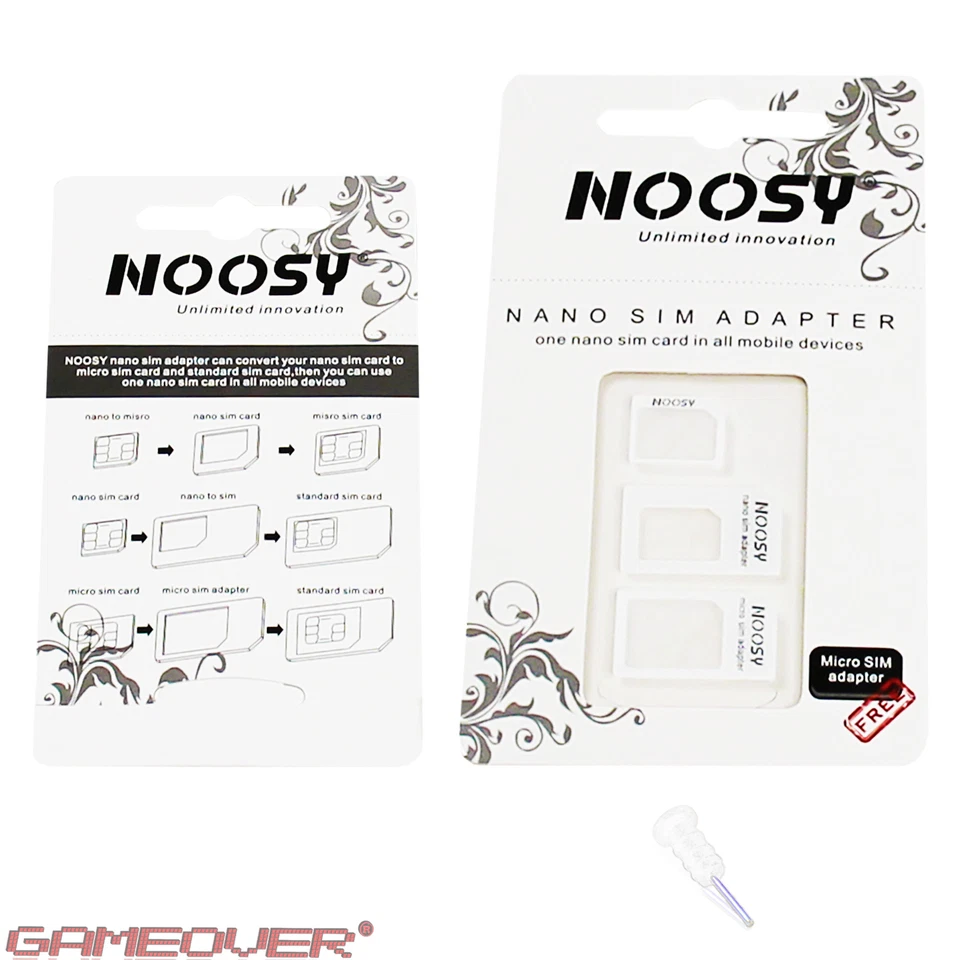 🔴 Soporte Adaptador Tarjeta SIM Nano Micro Estándar 3 en 1 ✅ Smartphone Móvil Table - Imagen 1 de 1