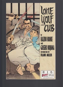LONE WOLF & CUB #1 (RARE 4th Printing, Koike, Kojima, Frank Miller) VF+ 1987 - Picture 1 of 3