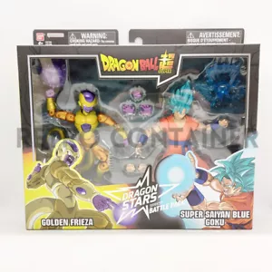Bandai DRAGON BALL Dragon Star Series - Golden Frieza vs Goku Blue Figure NEW - Imagen 1 de 2