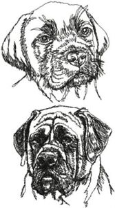English Mastiff Dog Personalize Embroidered Fleece Stadium Blanket Gift