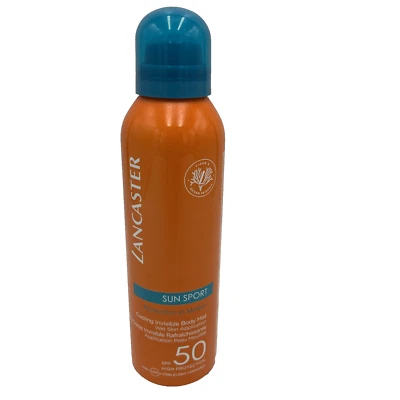 Lancaster Sun Sport SPF 50 Cooling Invisible Body Mist 200ml Spray Ocean Protect - Image 1 of 4