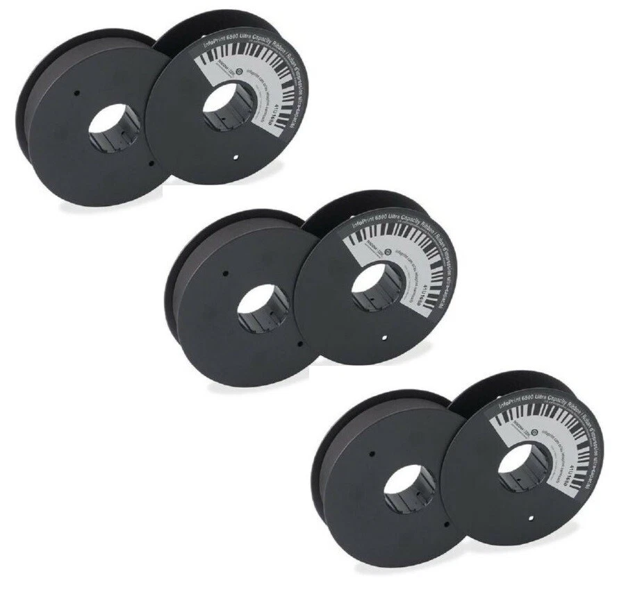 3 X Original Ink Ribbon IBM Ricoh Infoprint 6500 / Ultra Capacity Nylon - Image 1 of 1