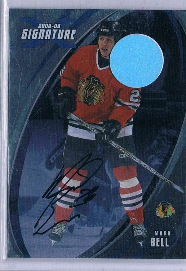 2002 BAP Signature Series Autographs #18 Mark Bell  - Image 1 of 1