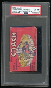 1978 Crack Futbol Pack (Campeonato Mundial) Diego Maradona Rookie PSA 6 EX-MT - Picture 1 of 2