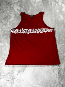 Polo Ralph Lauren Men's Red Hawaiian Sleeveless Tank Size XL Resort Wear Beach - Picture 1 of 9