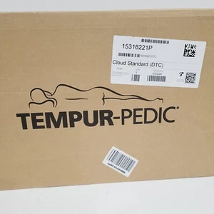 Tempur-Pedic TEMPUR-Cloud Almohada Trasera Estómago Durmientes Estándar 24x16x5" - Imagen 1 de 7