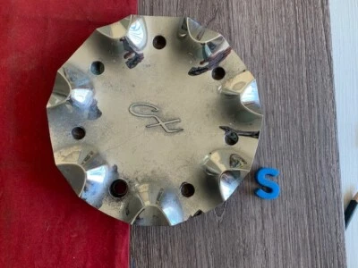 #S 1) TAPA CENTRAL CROMADA XPRESIONS P/N CX-7 13116 Foto 1 de 4