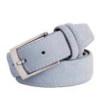 Luxury Cow Leather Belt - Classic Pin Buckle for Men & Women -high Quality Plaid