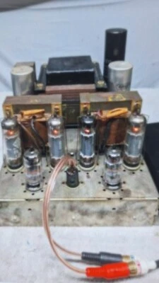 Grundig EL84, 12AX7 tube amplifier. NF20, NF 20U Working  As Is No Return - Image 1 of 2