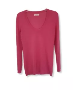 Martin & Osa Sweater Pink Cashmere Long Sleeve Super Soft Lightweight Size M - Picture 1 of 7
