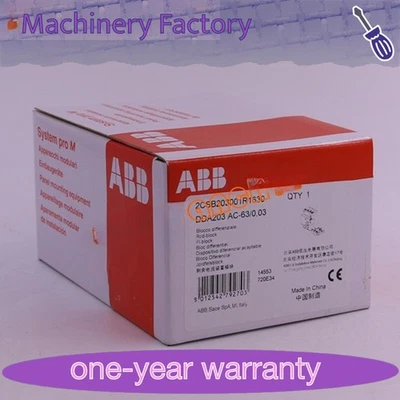 1PC ABB DDA203 AC-63/0,03 - RCD Block 2CSB203001R1630 for MCBs S200 series - Image 1 of 4
