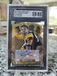 Cameron Heyward Rookie Auto #/499 Gold Crown 2011 Crown Royale #114 SGC 8 Auto10 - Picture 1 of 4