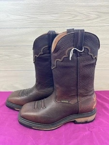 Dan Post Boots Journeyman Waterproof soft Toe Work Men's Brown boot size 8.5 D - Picture 1 of 8