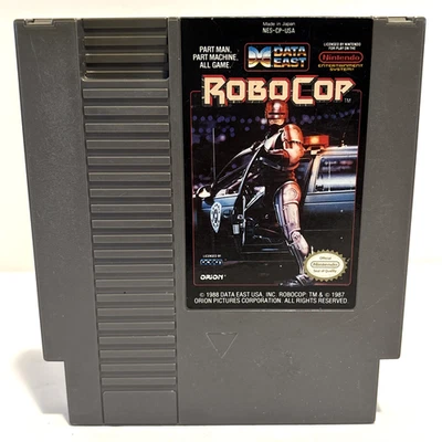 Cartucho de juego auténtico RoboCop (Nintendo NES) probado y funcionando Foto 1 de 4