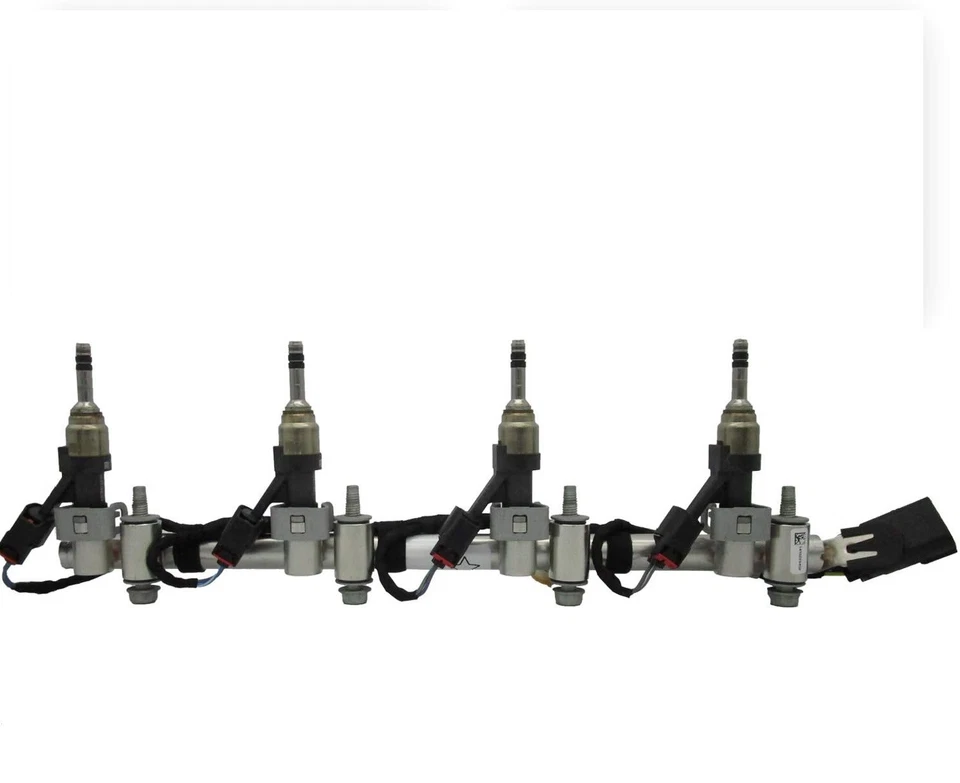 Conjunto de inyector de combustible GM riel de combustible, arnés, inyectores lado rígido para 6,6 L 6,2 L Foto 1 de 4