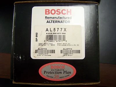 Bosch AL577X Remanufactured Alternator fits Ford Tempo Mercury Topaz - Image 1 of 4