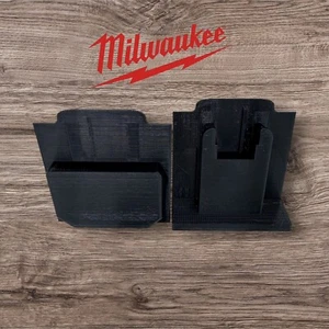 MILWAUKEE PACKOUT COMPATIBLE TOOL HOLDERS (2 Pack Black) - Picture 1 of 6