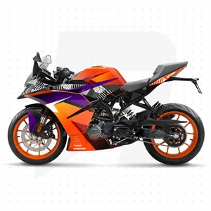 Grafik Set für KTM RC 125 200 250 390 2014 2015 2016 2017 2018 2019 2020 2021 - Picture 1 of 6