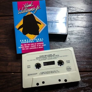 Hank Williams Jr ‘Sensational Country Hits’ Cassette * 1986, PolyGram Records - Bild 1 von 3