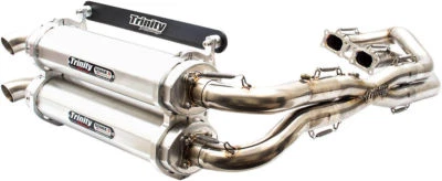 Trinity Racing ETAPA 5 Doble Escape Completo ALUMINIO Polaris RZR XP 1000 14-16 TR4119D Foto 1 de 2