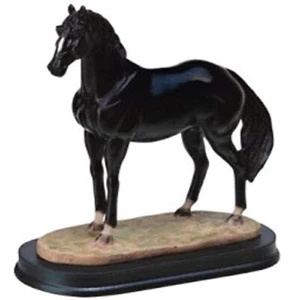 Standing Black Horse Figurine New 4.5 inch tall - Picture 1 of 2
