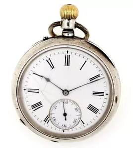 VACHERON CONSTANTIN LUND & BLOCKLEY BOMBAY SILVER POCKET WATCH R106 - Picture 1 of 5