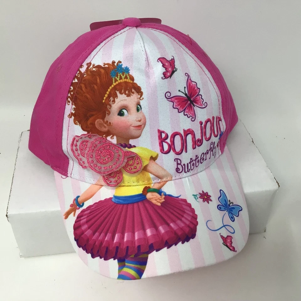Disney Junior Fancy Nancy Pink Baseball Cap Toddler Girls Hat Size 2T-4T
