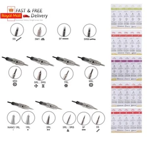 Sterilized Disposable Tattoo Machine Cartridge Needle Tools SPMU Lips Eyebrows - Picture 1 of 31