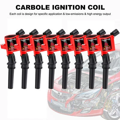 Ignition Coils 8Pcs For Ford F150 1997~2003 5.4L / 2000~2009 4.6L V8 F250 TRITON - Image 1 of 4