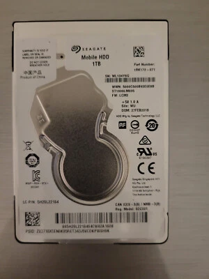- Disque dur SEAGATE 2.5 ST1000LM035-1RK172 SATA 1TB - Photo 1/4