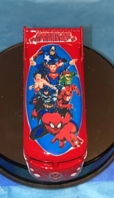 Hot Wheels VW DRAG BUS Superhéroes Superman Mujer Maravilla Spiderman Es Personalizado Foto 1 de 4