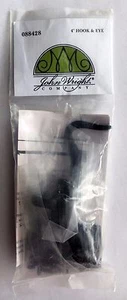 John Wright Company 4" HOOK & EYE #088428 Black Powder Coat Steel NEW IN PACKAGE - Picture 1 of 3