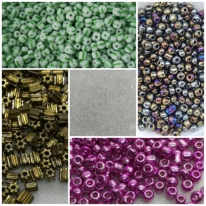 Seed Beads, Assortment Of 5 Seed Beads To Choose From - Picture 1 of 12