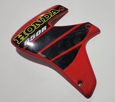 Left Gas Tank Radiator Shroud 2001 Honda XR650R XR 650 R 01 XR650 - Image 1 of 4