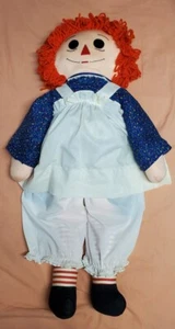 Vintage große 32 Zoll Raggedy Ann Puppe Original Kleidung RAR - Bild 1 von 3