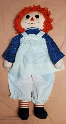 Vintage Large 32” Raggedy Ann Doll Original Clothes RARE - Image 1 of 3