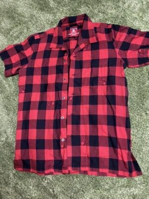 MASTERMIND JAPAN Sueño Calavera Bloque Cuadros Camisa Prendas para el torso Hombres M Rojo de JP Foto 1 de 4