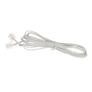 RJ11 2C Modulares Telefon Verlängerung Telefonkabel Kabelleitung 2,4 M - Afbeelding 1 van 4