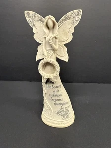 Corona de ángel celestial “Que la belleza de las fiestas…” - Imagen 1 de 8