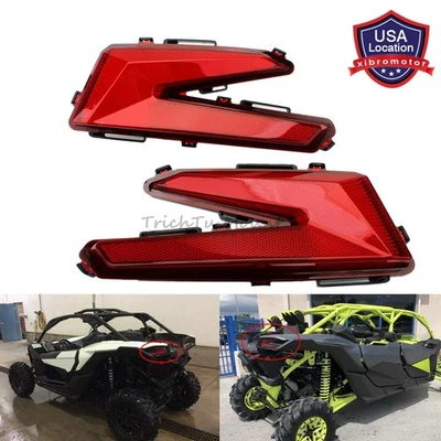 2PCS LED Brake Tail Light For 2017-2024 Can-Am Maverick X3 710004744 & 710004743 - Image 1 of 4