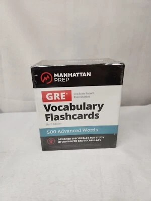 GRE Vocabulary Flashcards 3rd Edition.  Brand New Sealed - Image 1 of 4