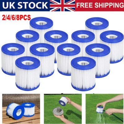 2-12x For Bestway Lazy Lay-Z-Spa Filters VI Cartridge Hot Tub Spa Swimming pool - Image 1 of 4