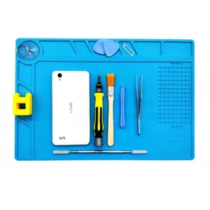 Anti Static Heat Insulation Silicone Pad Mat Soldering Mat for Phone Repair - Picture 1 of 8