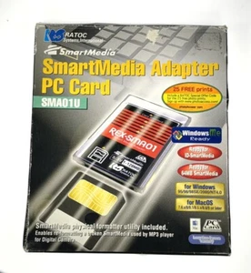 Ratoc SmartMedia PC Card Adapter PCMCIA Adapter SMA01U 3.3V & 5V (New) - Picture 1 of 3