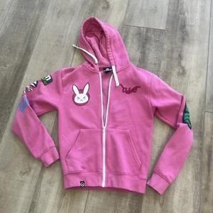 JINX Overwatch Hoodie D.Va Jacket Size Small Blizzard Zip Pink Full Zip - Picture 1 of 11