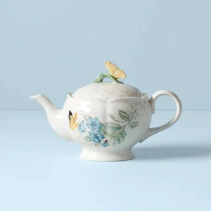 Lenox Fine China - BUTTERFLY MEADOW - Teapot w/ Lid - N/O - Picture 1 of 1