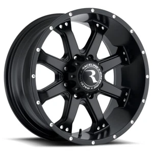 (1) 16x8 +0 Raceline 991B Assault 5x139.7 Satin Black Wheel - Picture 1 of 2