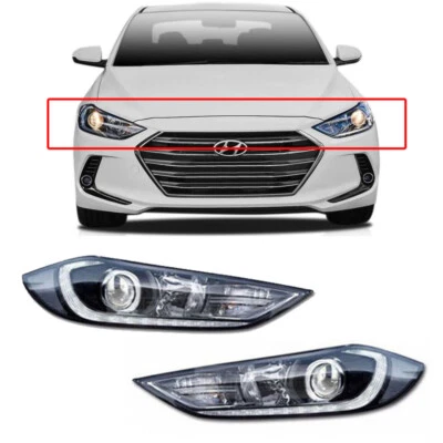 92101F2110 92102F2110 OEM LED DRL Juego de luces principales para Hyundai Elantra AD 17-18 Foto 1 de 4